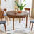 47.24'' Farmhouse Round Dining Table With Drawer-1613905076