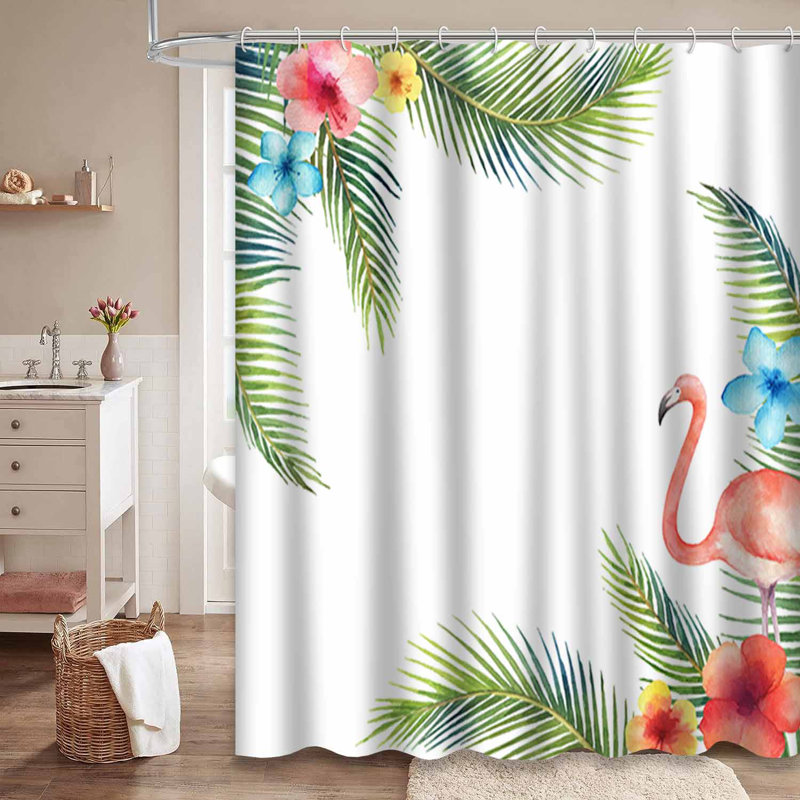 Rideau de douche avec 12 crochets, L 72 po x l 72 po