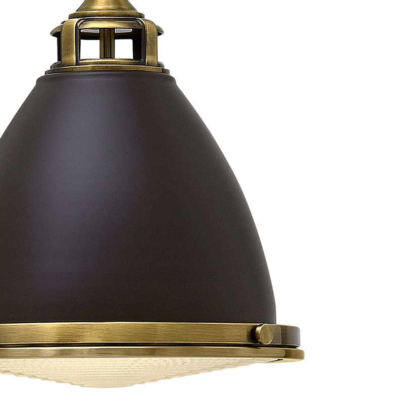 Amelia 1 Light Mini Pendant, Buckeye Bronze