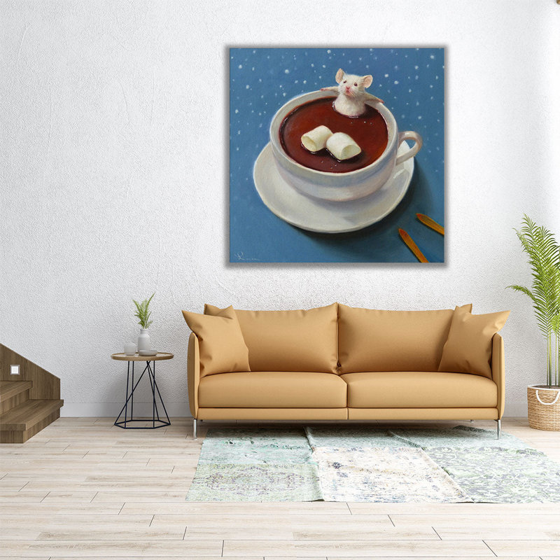 «Apres Ski», reproduction d'art sur toile, H 12 po x l 12 po