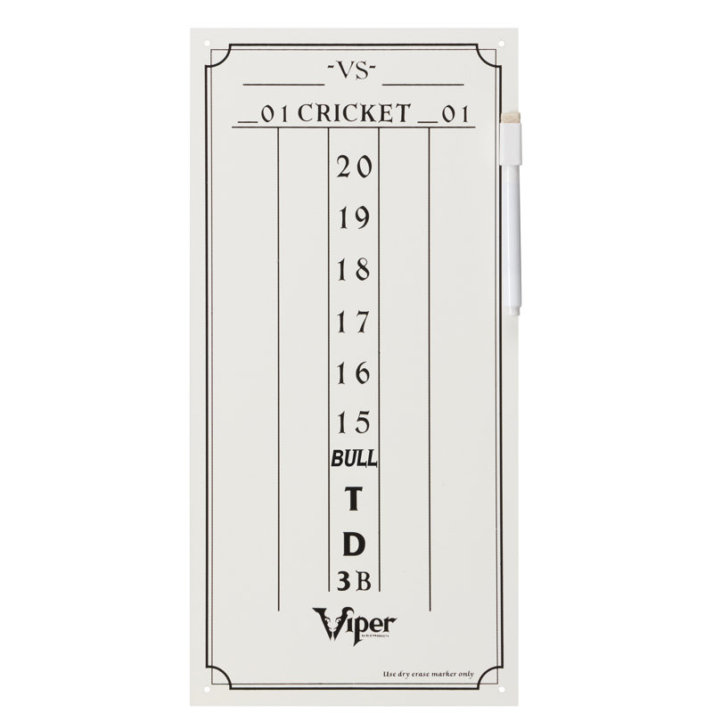 Small Cricket Dry Erase Scoreboard