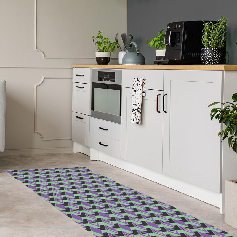 Chenille Geometric Indoor Rug, Runner 2'5" x 8'