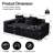 2-Seater Small Apartment Sofa, Corduroy, Skin-Friendly, Scratch-Resistant, Easy To Clean, Memory Foam, Ergonomic Wide Armrests, 2 Pillows, Multi-Color Optional, Compressed Packaging, Ready To Use Out Of The Box, Suitable For Renting, Small Living Room-1445626055