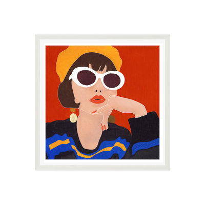 " Colorful Woman Portrait " by Leadart