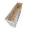 Barrière à café d'intérieur / extérieur de qualité supérieure H 32 po x l 28 po x P 8 po - Boîte à fleurs en bois à usage commercial