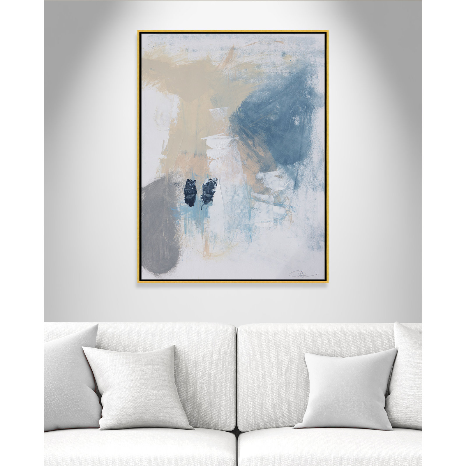 Coastal Carnival II Print by Casa Fine Arts, No Mat, 41.5" H x 31.5" W x 2" D, Gold Floater Framed Canvas