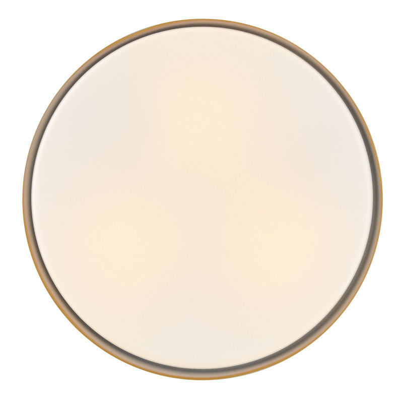 Hinkley Cedric Flush Mount Flat, Lacquered Brass