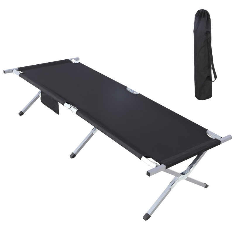 Camping Bed - Camping Folding Bed,Black