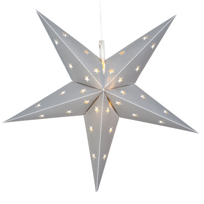 LED Fold-Flat 5-Point Star Light Lanterns
