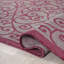 Tapis d'intérieur / extérieur gris clair / fuchsia Deronte-1755463204