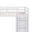 Lit mezzanine polyvalent avec tiroirs de rangement intégrés, bureau de travail spacieux et armoire de style armoire-114355538-114355539