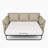 Ramdev Top Grain Leather Sofa Bed with Cushioned Back and Pillow Top Arm-35667433