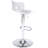 Crawley Acrylic Bar Stools With Mid Back, Set Of 2, Adjustable Swivel Airlift Barstools, Counter Height Bar Chairs For Kitchen Dining Pub Cafe (Clear)-1373397413