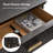 Waynesville Modern 30"W 3-Drawer Oak Wood Fully Assembled Nightstand with Built-In Powerstation and USB-2084844751