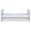 Pembrey Cot Bed - Ash Grey & White-101366168