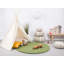 Round Wool Hand Woven Area Rug-38568183