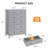 5 Drawer Dresser, Wooden Chest of Drawers Storage Cabinet Organizer for Office Living Room Hallway-1932756928