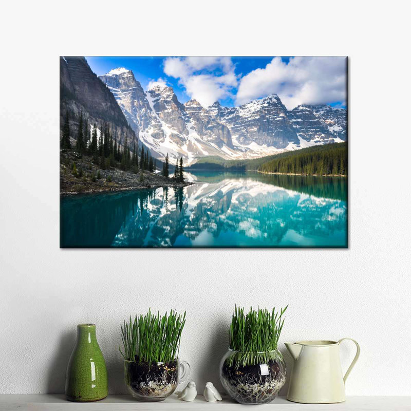 " Mountain Reflection Canvas Print ", 8" H x 12" W x 1" D