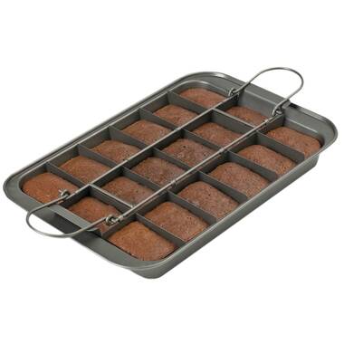 Bistro Dark Grey Square Cake Pan, 9.5