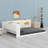 Functional Wooden Daybed with Open Storage Shelves, LED Lights & USB Ports-1770098917