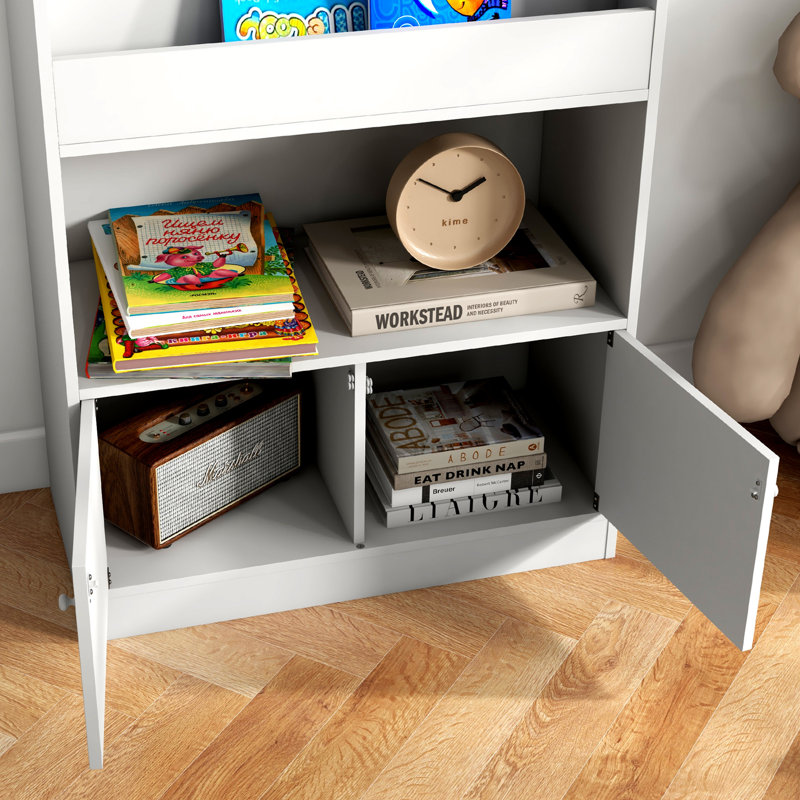 Bookshelf With Toy Storage Cabinet