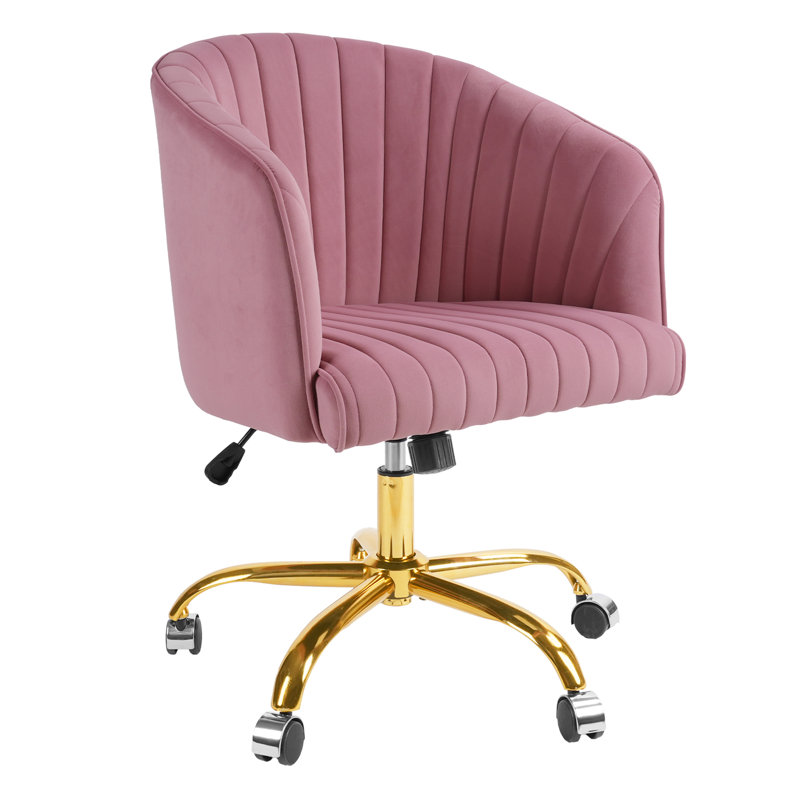 Chaise de bureau Caleia, Mauve