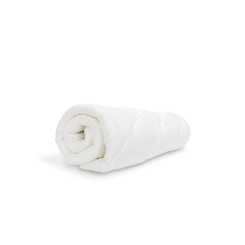 Plush Rayon from Bamboo Mattress Pad with Fitted Skirt, Queen