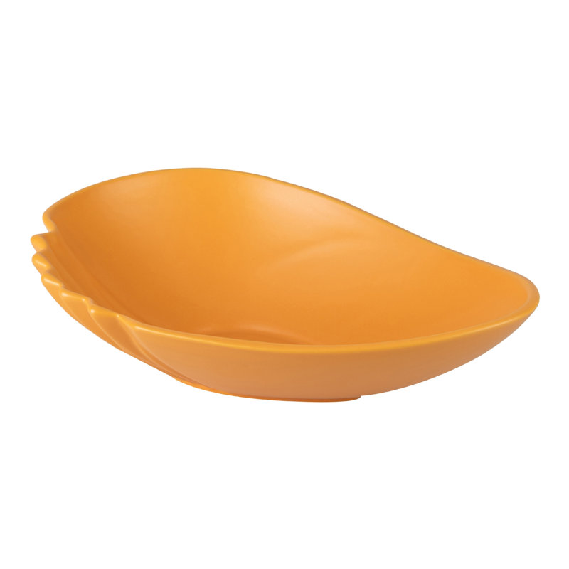 Ceramic Bowl 40x27x10 Cm, Yellow