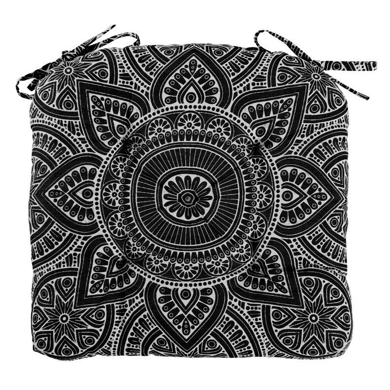 Outdoor 3'' Seat Cushion, Black