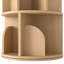 Bibliothèque rotative, petite étagère de coin à 5 niveaux pour étagères en bois-513070605