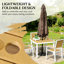 Outdoor Dining Furniture Set,5Pc Patio Table And Chairs Set