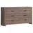 Oak 4-Piece Slatted Headboard Panel Bedroom Set