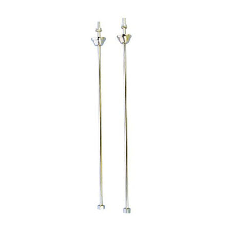 Conduite d’alimentation en eau simple offset, Nickel satiné