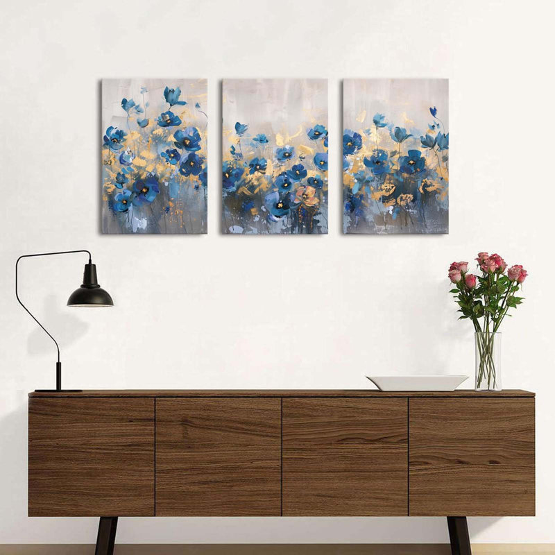 3 Piece Wrapped Canvas Wall Art