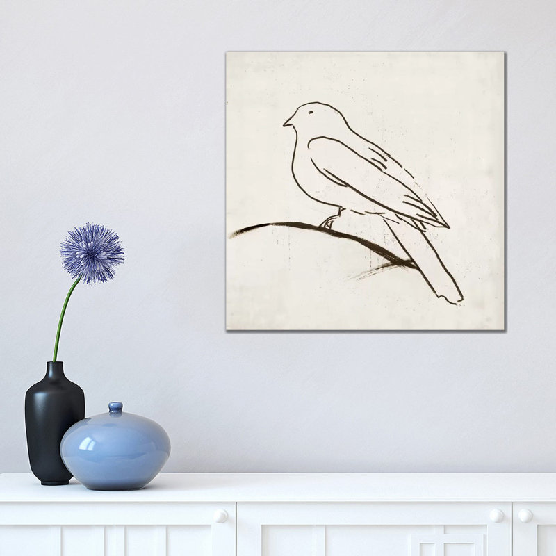Bird I 1 Piece Wrapped Canvas Painting, 45.72 cm H x 45.72 cm W x 1.91 cm D