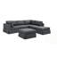 Canapé modulaire 6 pièces rembourré-1201551569