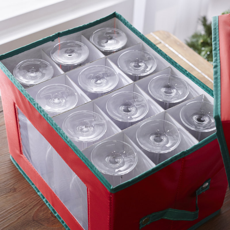Farris Fabric Stemware Storage