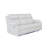 White Reclining Sofa featuring LED Lights