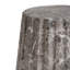 Table d'appoint d'extérieur sculptée Cleme, brun-300989793