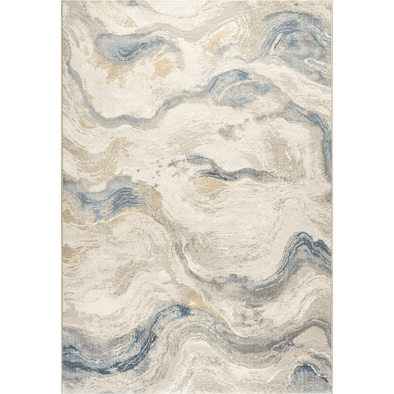 Abstract Area Rug, Rectangle 200 x 290 cm