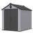 XWT012-1 6*8Ft Resin Plastic Storage Shed For Backyard Garden Big Spire Tool Storage