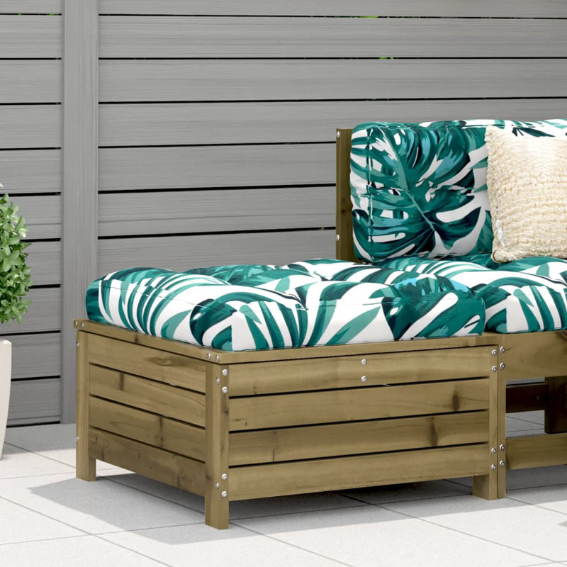 Bui Wood Outdoor Ottoman