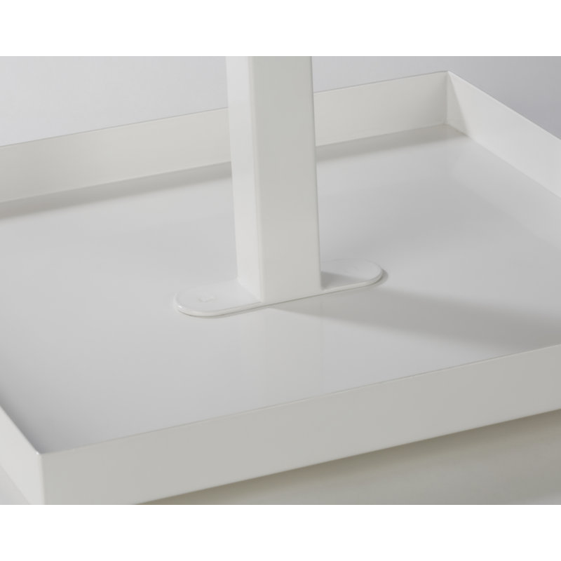 Zaakira Square 3 Tier Tabletop Display, White