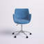 Chaise de travail en microfibre Cindy-538285224