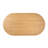 Aaric Modern 78" Oval Solid Oak Wood Dining Table With Pedestal Base, Seats 6-128923802