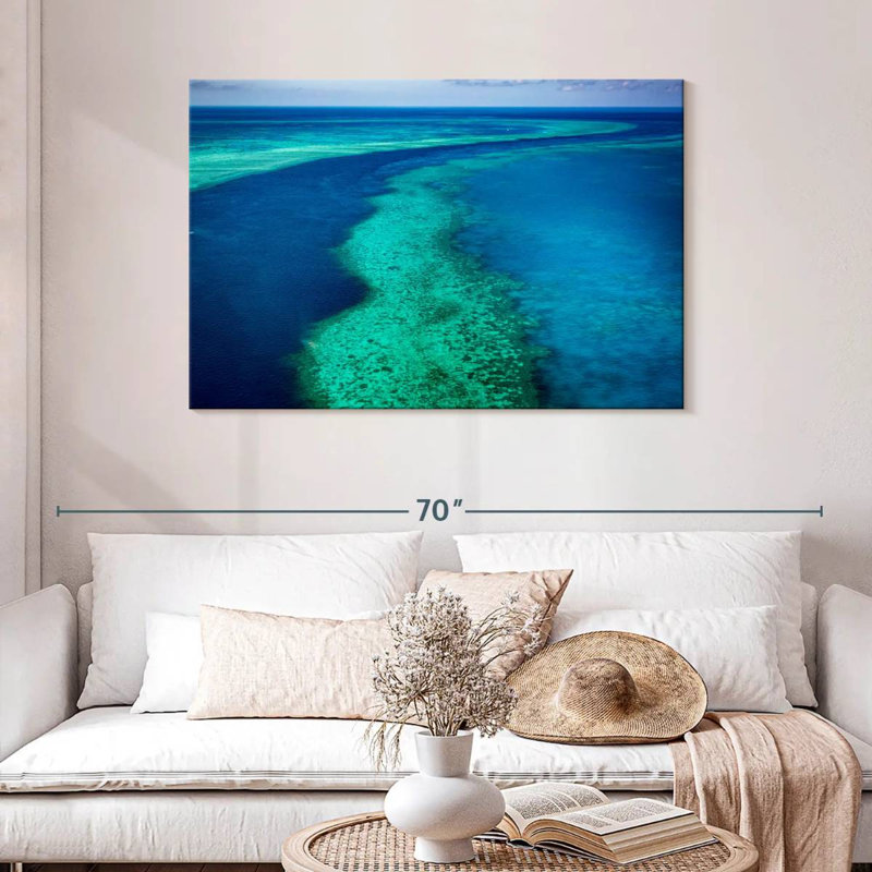 Gillard Great Barrier Reef Seascape, H 30 po x l 45 po