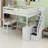 Loft Bed With Built-In L-Shaped Desk And Three-Tier Storage Shelves,And Attached Storage Staircase-1816699962