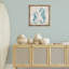«Blue Seahores on Rustic», art mural sur toile flottante par Conrad Knutsen-545686819-545686828