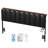 Queen PU Leather Upholstered Headboard with Aurora LED Lights & Storage, Height Adjustable for 8-14 inch Mattress-306248800-306248830