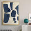«Blue P pièces I», reproduction sur toile encadrée-762526512-762526513